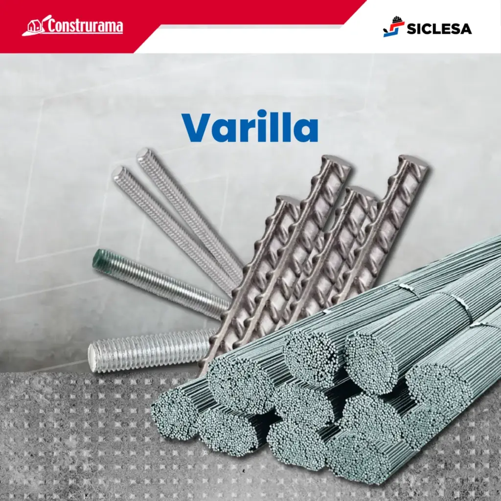 Varilla corrugada en atados